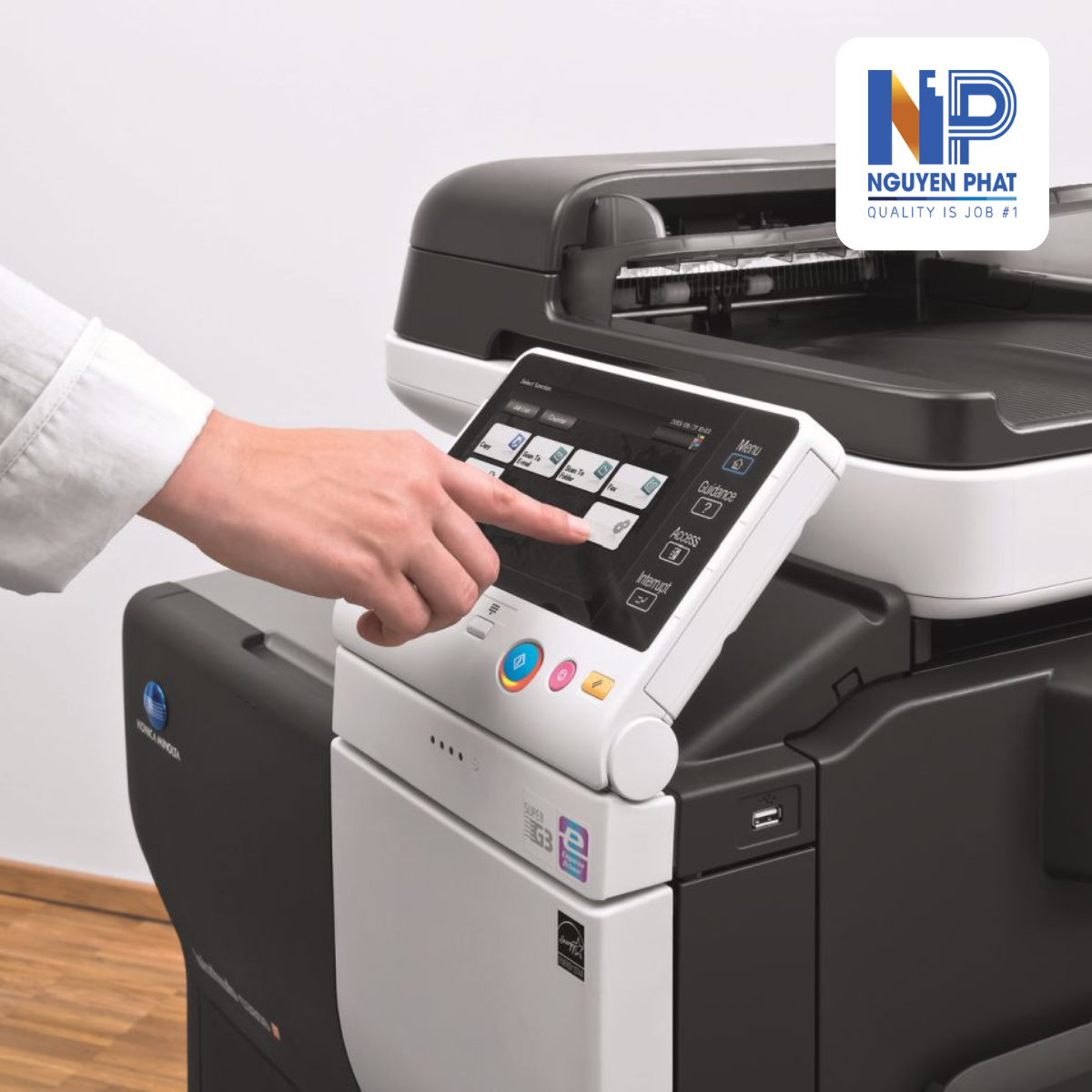 Konica Minolta BizHub C3850FS A4 Color Laser - Hình ảnh 2