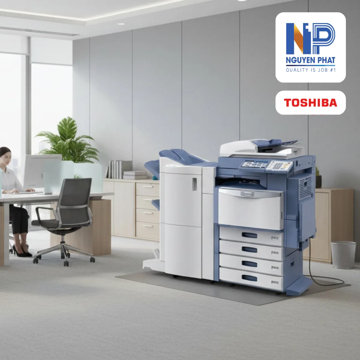 Máy photocopy Màu Toshiba e-Studio 4540C- Laser Màu - Mẫu OFF - Ảnh 2