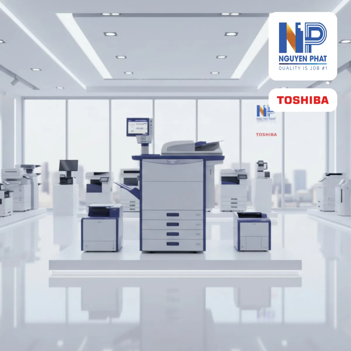 Máy photocopy màu Toshiba e-Studio 6550C-Laser màu- Mẫu OFF - Ảnh 2