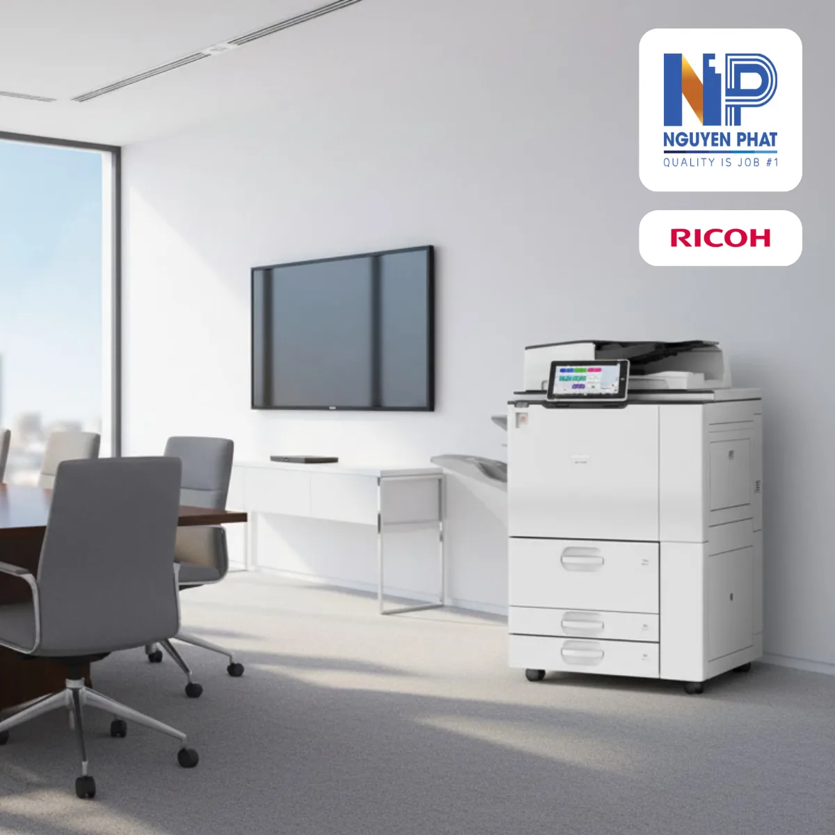 Máy Photocopy Ricoh IM 7000 (Dòng mới)- Công suất lớn - Ảnh 2