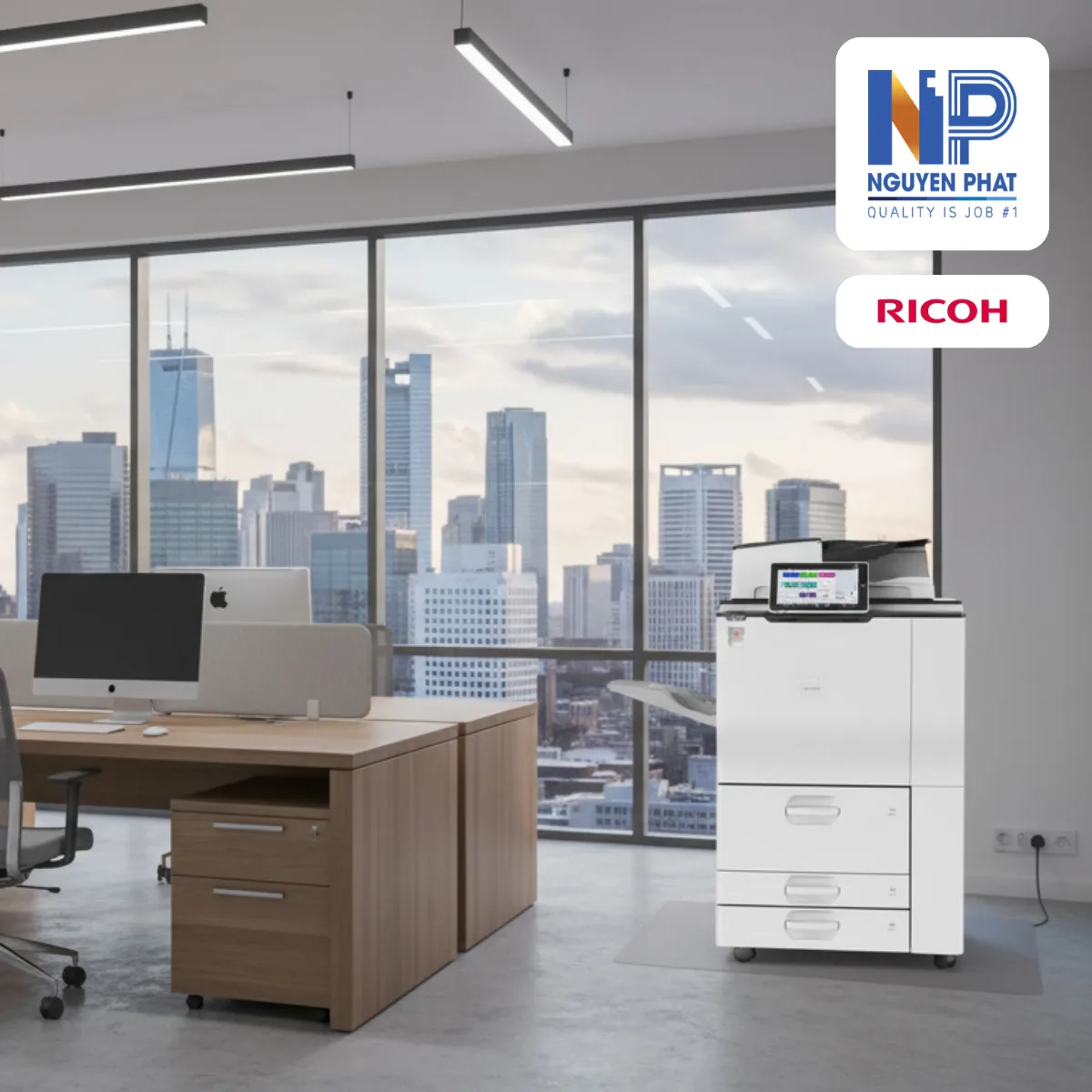 Máy Photocopy Ricoh IM 8000 (Dòng mới)- Công suất lớn - Ảnh 2