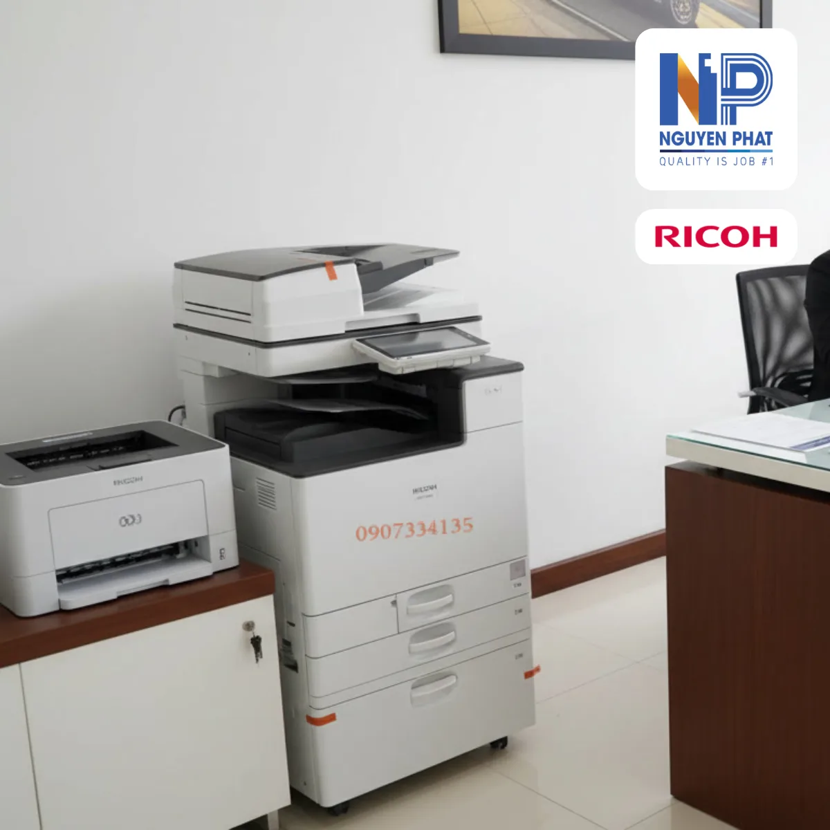 Máy Photocopy Ricoh MP 5055 Renew full Thùng - Ảnh 2