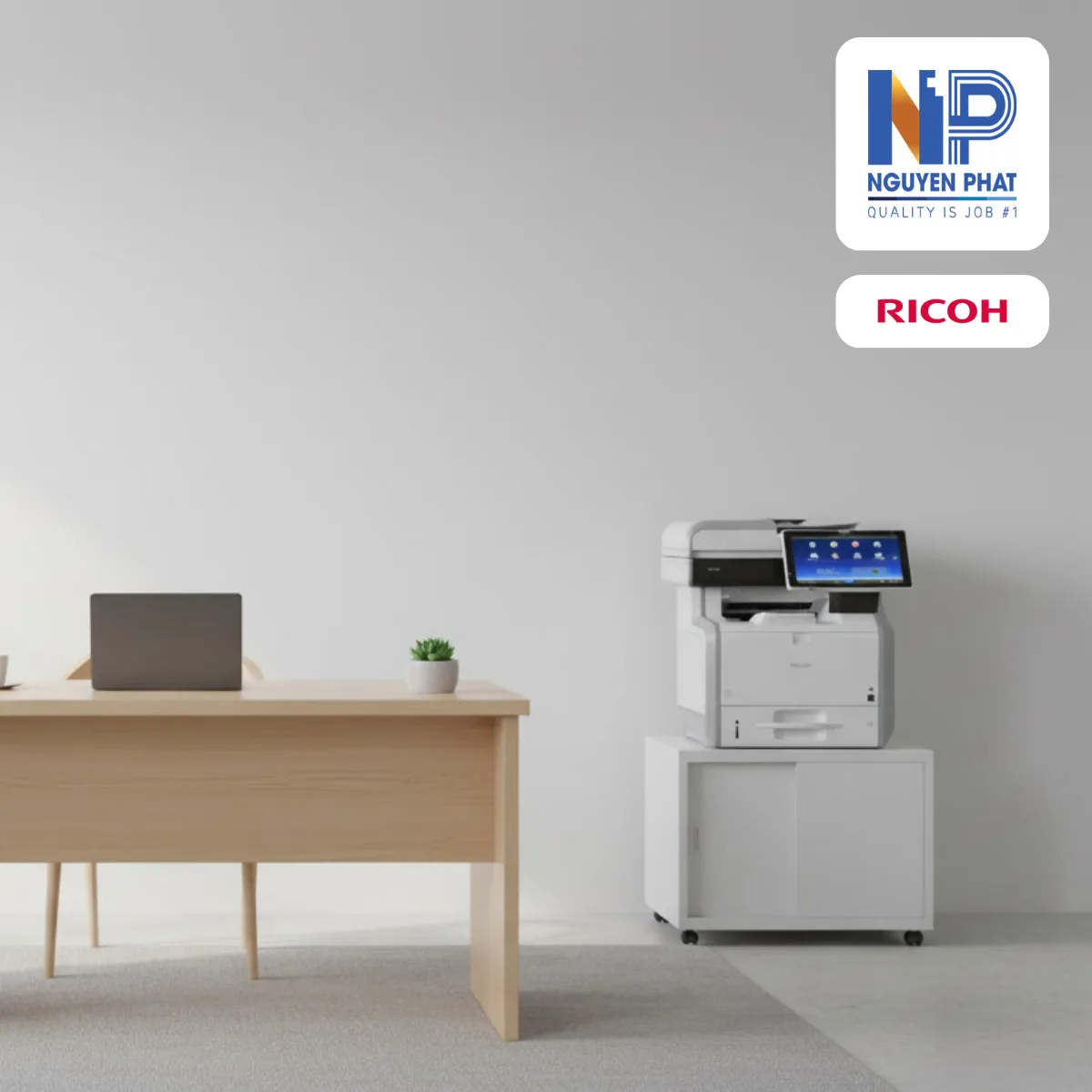 Máy Photocopy Ricoh MP C401- Laser màu - Ảnh 2