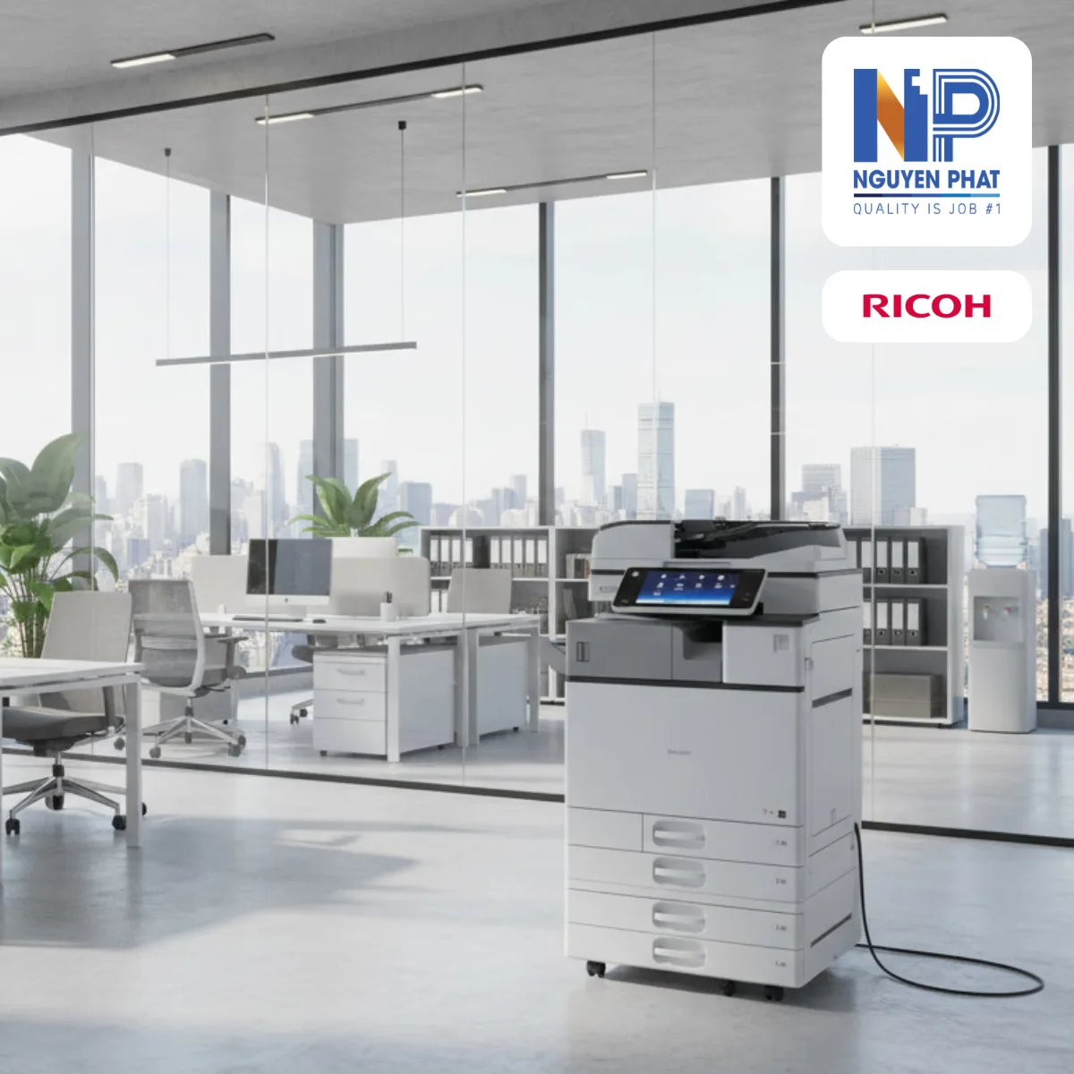 Máy photocopy Ricoh MP C4503/5503- Laser màu - Ảnh 2