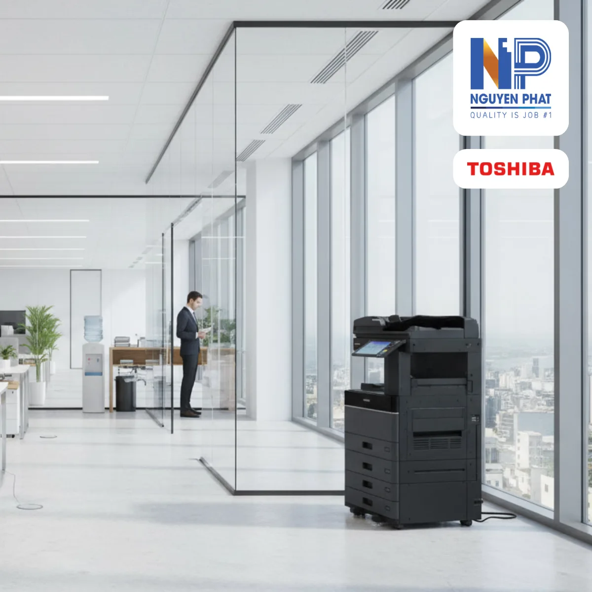 Máy photocopy Toshiba 5005AC- Laser màu - Ảnh 2