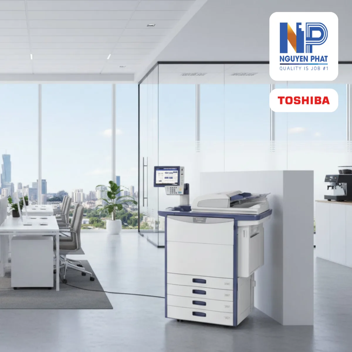 Máy Photocopy Toshiba 5520c/5530c/5540c- Laser màu- Mẫu OFF - Ảnh 2