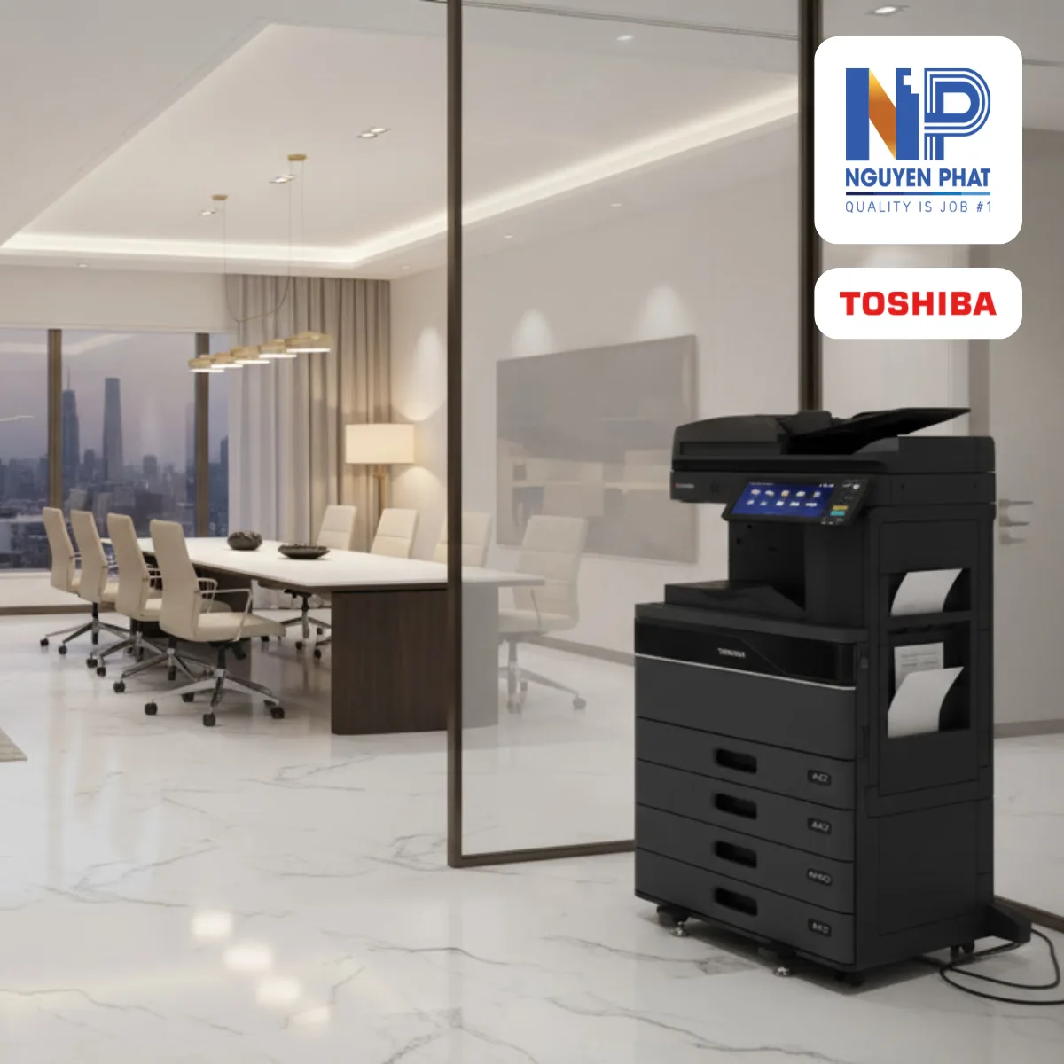 Máy Photocopy Toshiba e-Studio 3028A mới 100% (Full thùng) - Ảnh 2