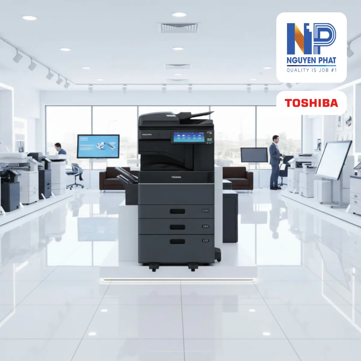Máy photocopy Toshiba e-Studio 4515AC- Laser Màu - Ảnh 2