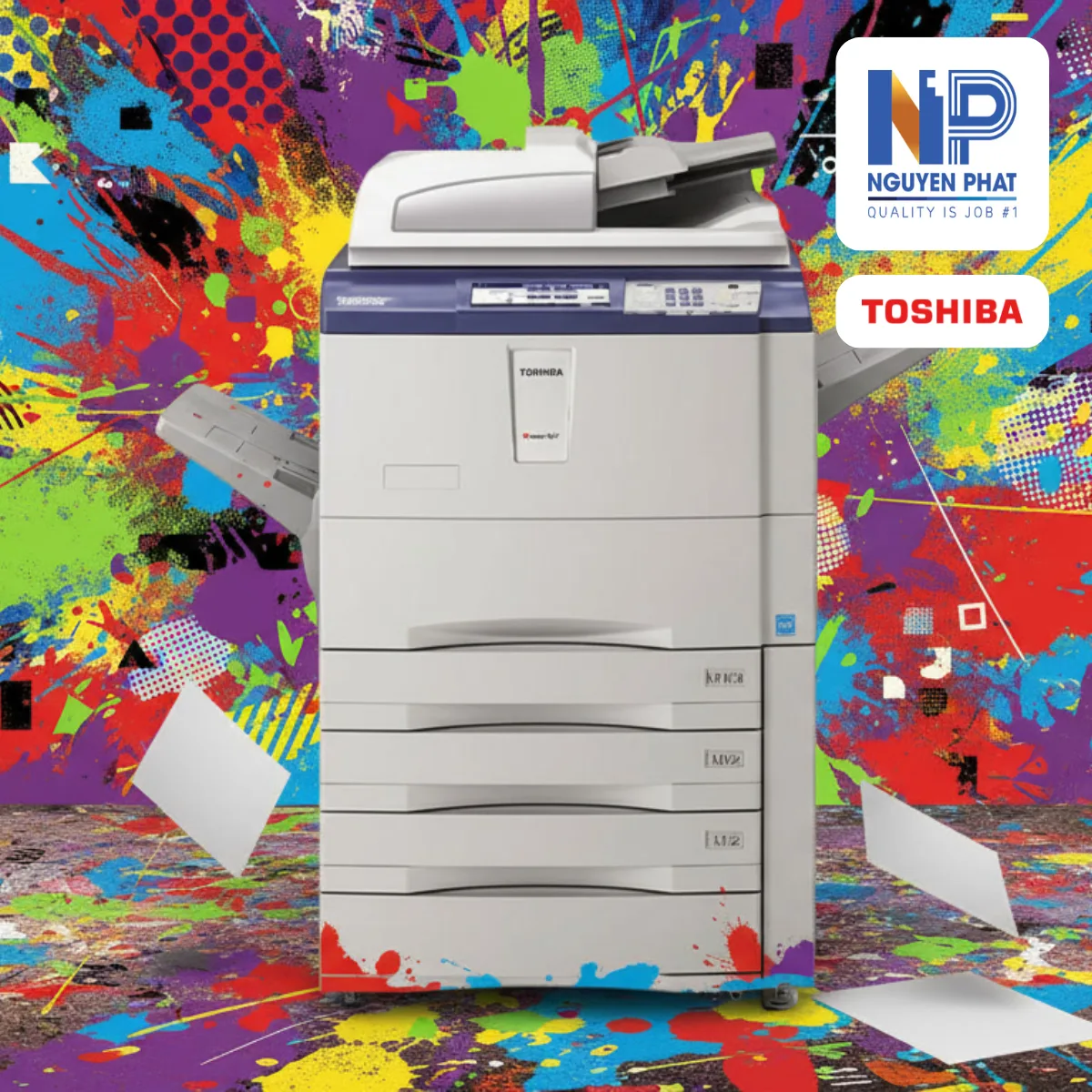 Máy photocopy Toshiba E-Studio 557- Chuyên Dịch Vụ- Mẫu OFF - Ảnh 2