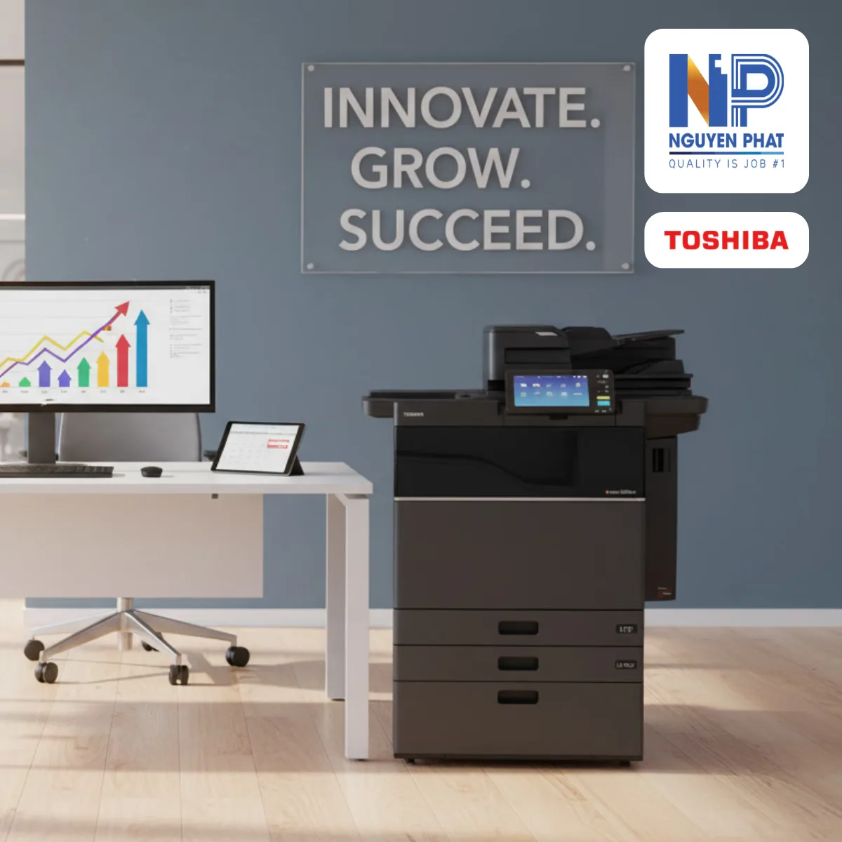 Máy Photocopy Toshiba e-Studio 7506AC - Ảnh 2