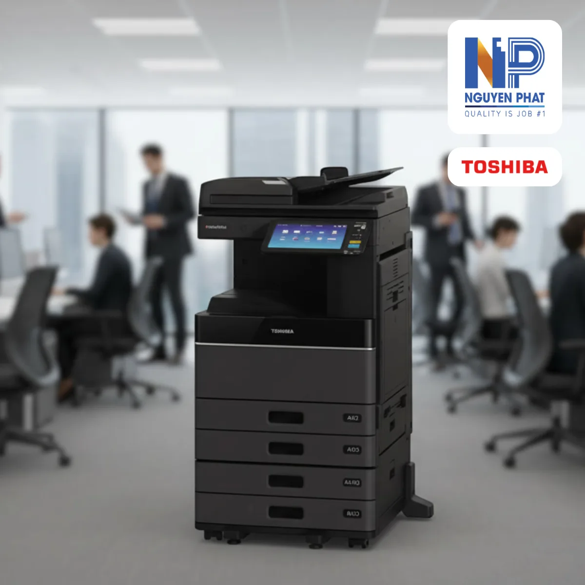 Máy photocopy Toshiba E4508A - Chuyên Văn Phòng - Ảnh 2