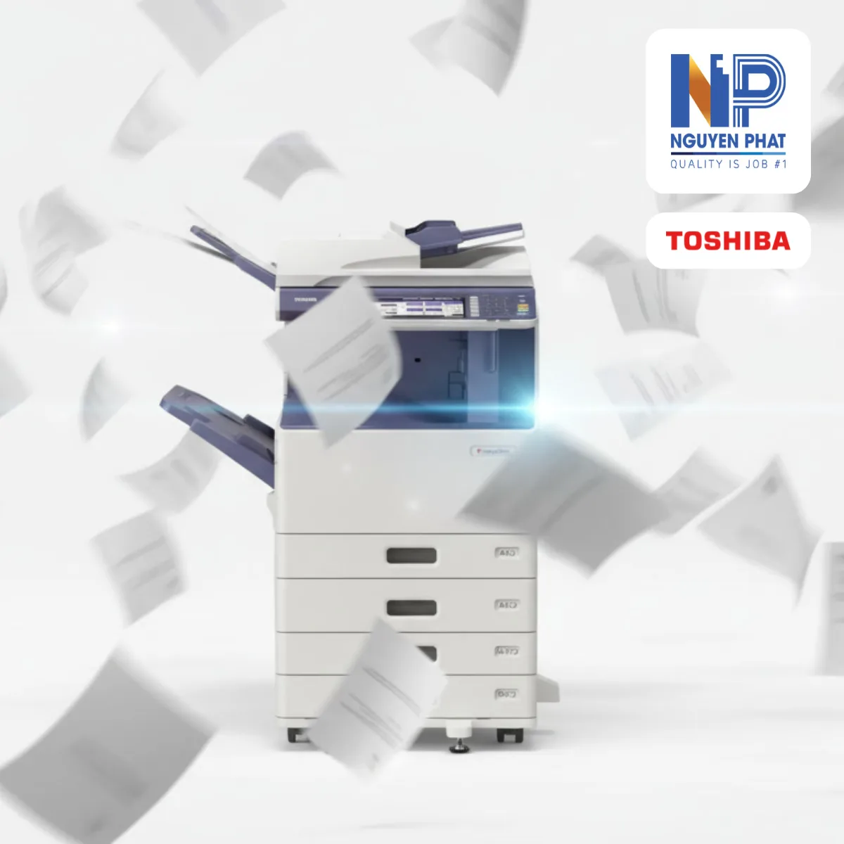 Máy photocopy Toshiba màu 2555c/3055c/3555c- Laser màu- Mẫu OFF - Ảnh 2